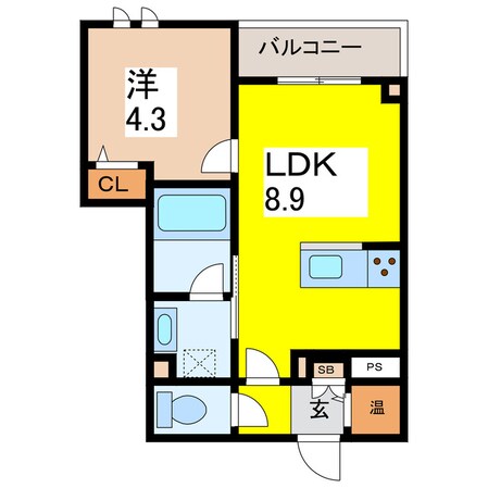 メゾン　ド　カナワの物件間取画像